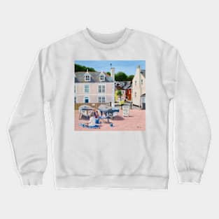 Shaldon beach break Crewneck Sweatshirt